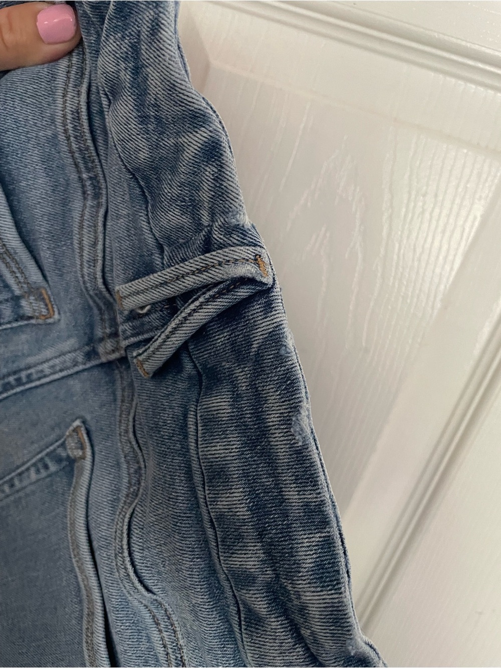 Good American Women’s 0/25 Classic High Waisted Blue Flare Jeans - Picture 7 of 7